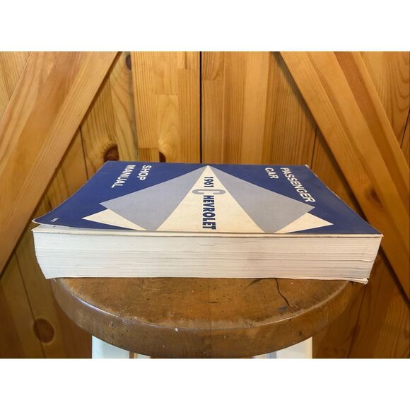 1961 CHEVROLET IMPALA BISCAYNE BEL AIR NOMAD ORIGINAL FACTORY SERVICE MANUAL (53 - Picture 3 of 8